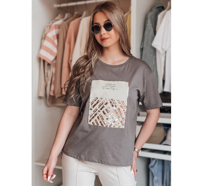 Dámské tričko graphite Dstreet model 21977061 - FashionStreet Dámské tričko graphite Dstreet model 21977061 - FashionStreet