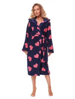 Dlouhý dámský župan model 18829036 Futura SXL - L&L