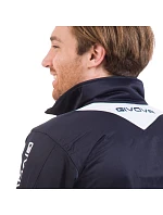 Unisex tepláková súprava Givova Visa v tmavo modrej a bielej farbe 0403
