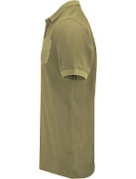 Polo Men Pánské piqué polo z těžké bavlny "TwoTone" moss green model 22453666 - James Harvest Polo Men Pánské piqué polo z těžké bavlny "TwoTone" moss green model 22453666 - James Harvest