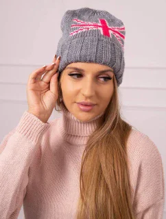 Dámska čiapka Meghan K410 tmavo šedá