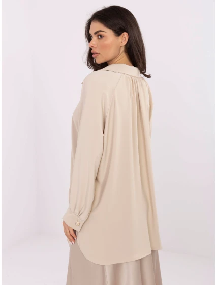 Koszula IT KS model 21766324 beżowy - FPrice Koszula IT KS model 21766324 beżowy - FPrice