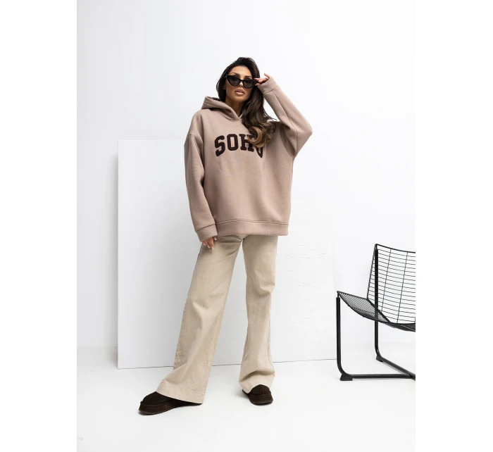 Bluza RV BL model 21777657 ciemny bezowy - FPrice Bluza RV BL model 21777657 ciemny bezowy - FPrice