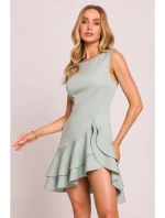 mini šaty mátové model 20970663 - Moe