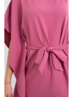 Šaty batwings Oversize ružové