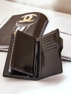 Dámska peňaženka z ekokože čierna Kalinessa