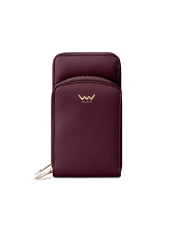 Dámska crossbody peňaženka Vuch Rosia Dark Wine