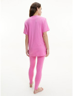 Dámsky vrchný pyžamový diel QS6756E - TO3 - Hollywood ružová - Calvin Klein