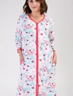 Dámske domáce šaty s trojštvrťovým rukávom Elen