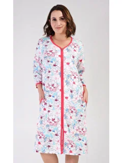 Dámské domácí šaty s tříčtvrtečním rukávem model 18316210 - Vienetta