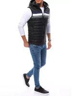 Pánská prošívaná vesta černá Dstreet model 21964374 - FashionStreet