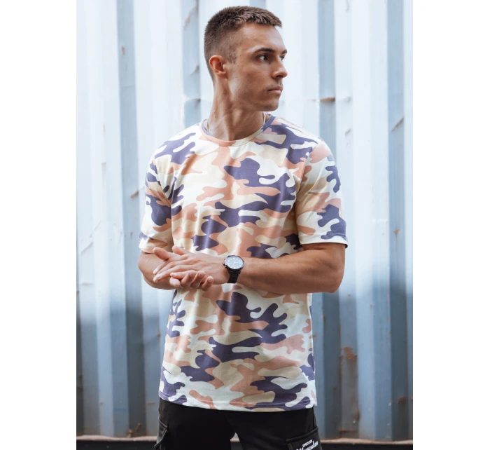 Pánské béžové moro tričko Dstreet model 21978119 - FashionStreet Pánské béžové moro tričko Dstreet model 21978119 - FashionStreet