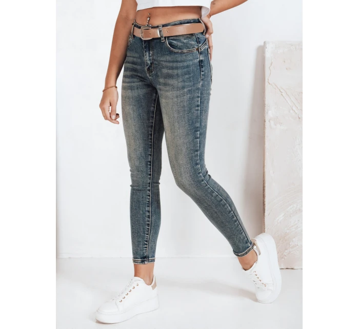 Dámské úzké push up džíny modré Dstreet model 21992750 - FashionStreet Dámské úzké push up džíny modré Dstreet model 21992750 - FashionStreet