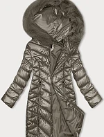Dámska prešívaná zimná bunda J Style old gold (16M9100-403)