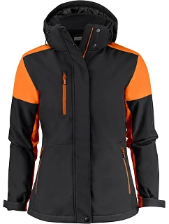 Prime Padded Softshell Women Dámská zimní softshellová bunda model 22453263 black/orange - Printer