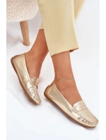 Dámské Eko Kožené Mokasíny Zlaté model 21701539 - Boto