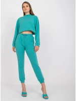 Teplákové kalhoty AP DR A 003 tyrkysové Teplákové kalhoty AP DR A 003 tyrkysové