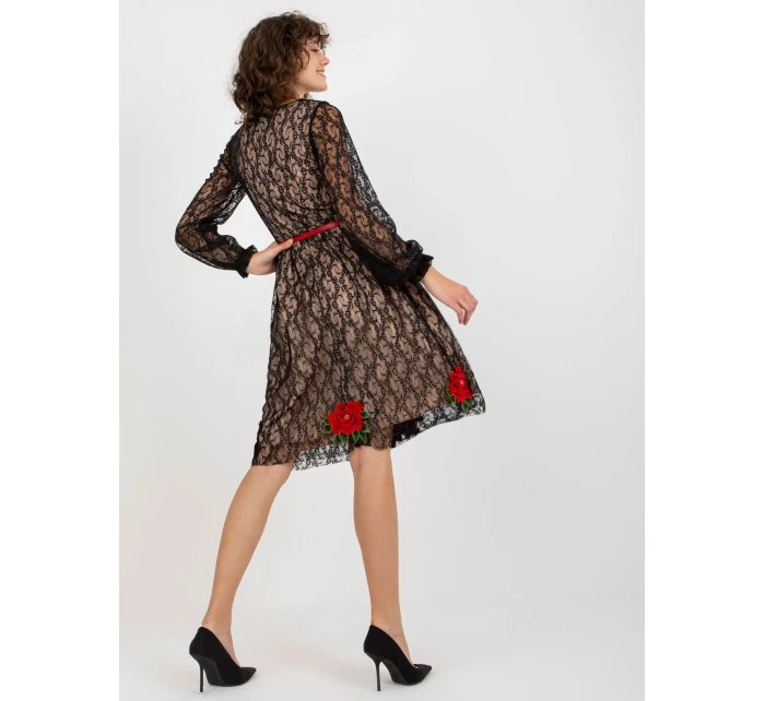 LK SK 507018 šaty.60P čierna