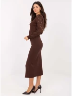 Spódnica PM SD model 21787896 brązowy - FPrice