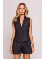 M860 Džínsové šortky - grafitové