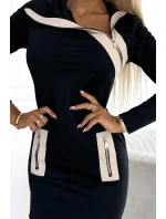 dámské šaty se třemi zipy model 18899077 - numoco dámské šaty se třemi zipy model 18899077 - numoco