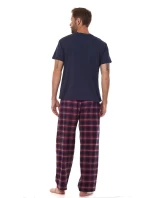Pánske pyžamo L&L 2473 Ben cr/r M-3XL Pánske pyžamo L&L 2473 Ben cr/r M-3XL