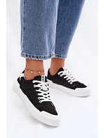 Dámské tenisky Big Star NN274446 Memory Foam systém Černé