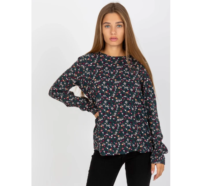 Blúzka D73771M10971AEN tmavo modrá