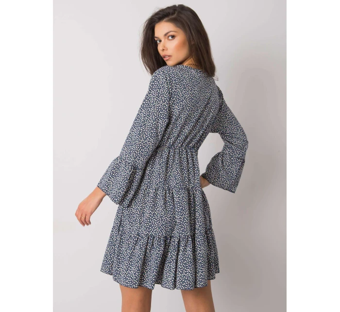 Šaty DHJ SK 8777A.66P tmavomodré