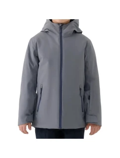 Chlapčenská lyžiarska bunda 4F M0820 tmavosivá 4FJWAW25TTJAM0820 23S