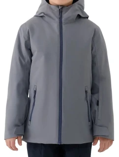 Chlapčenská lyžiarska bunda 4F M0820 tmavosivá 4FJWAW25TTJAM0820 23S