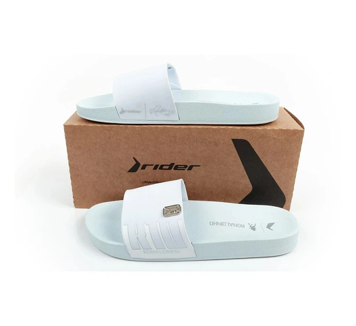 Pánské sportovní žabky model 22114893 Slide pohodlné modré pantofle - Rider