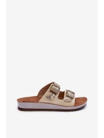 Pohodlné Dámské Žabky S  Zlaté model 21664587 - Inblu