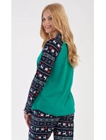 Dámské pyžamo dlouhé Holly model 19048690 - Vienetta Secret