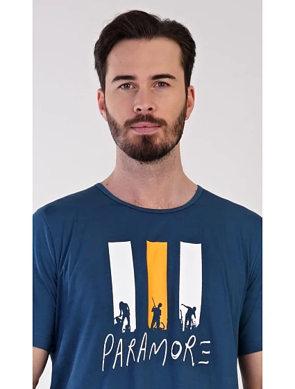 Pánské pyžamo šortky model 22407777 - Vienetta MAN Pánské pyžamo šortky model 22407777 - Vienetta MAN