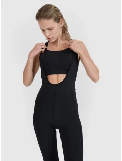 Dámske cyklistické legíny s gélovou penou a šľapkami 4F 4FWSS25TFTIF331-20S