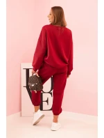 Súprava mikina + nohavice maslová slivka Súprava mikina + nohavice maslová slivka