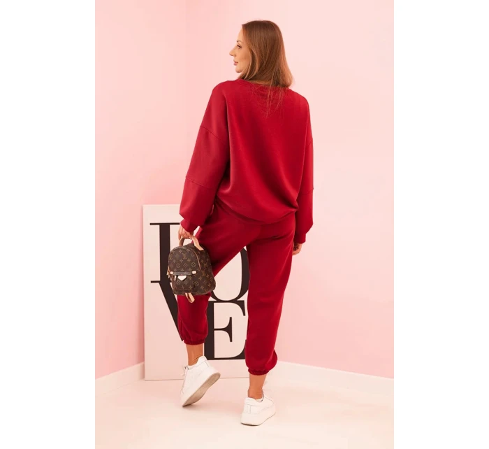 Súprava mikina + nohavice maslová slivka Súprava mikina + nohavice maslová slivka