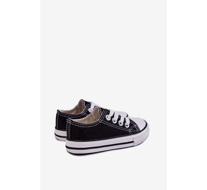 Dziecięce Trampki Klasyczne Czarne Filemon