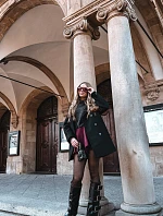 Dámske čižmy s ohrnutým lemom D8262 Sarisse čierne – Sweet Shoes