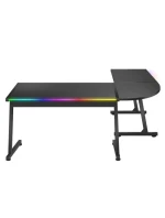 Herní stůl Hero model 21335676 Black RGB - Huzaro