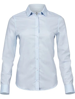 TJ 4025 Luxusní elastická halenka s dlouhým rukávem model 22497667 light blue - Tee Jays