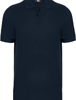 WK WK 274 Pánske pracovné polo tričko z hrubej bavlny 20.W274 tmavomodré