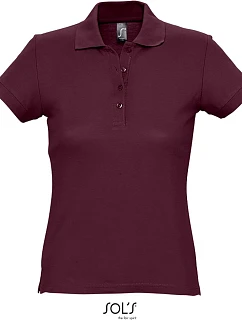 SOL'S Passion Dámské piqué polo model 22522004 burgundy