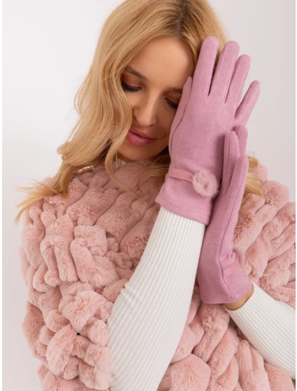 AT RK 23904 rukavice.27 svetlo ružová