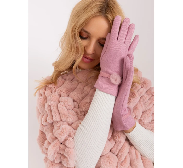 AT RK 23904 rukavice.27 svetlo ružová