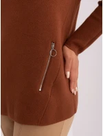 Sweter PM SW model 18949286 brązowy - FPrice Sweter PM SW model 18949286 brązowy - FPrice