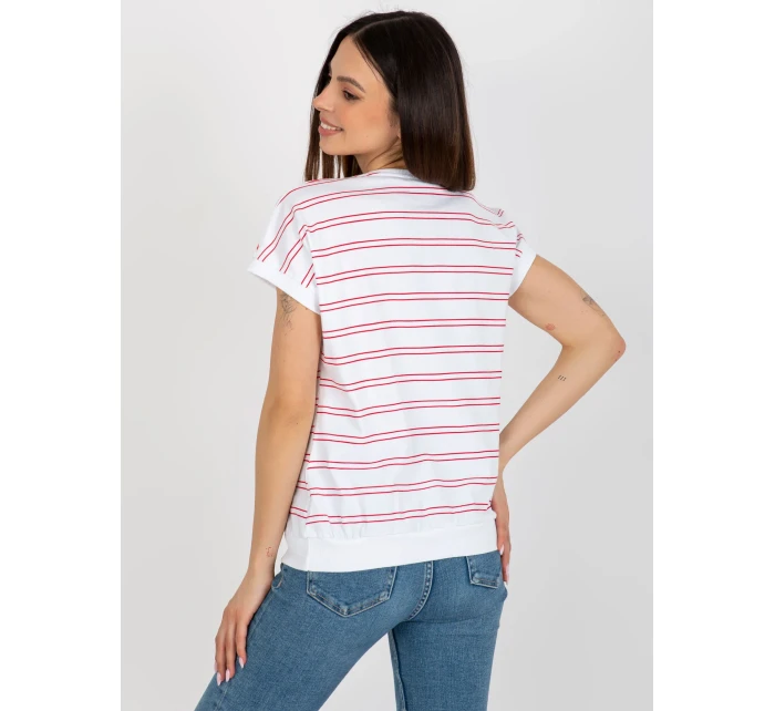 Blúzka RV BZ 8619.94 biela a červená