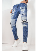Pánske modré džínsové nohavice Dstreet UX4249