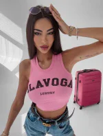 Dámsky top 278026 ružový - Ola Voga